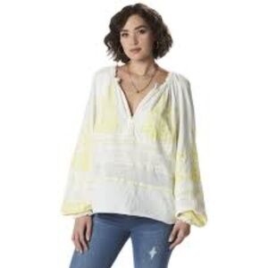 Free People Persuasion Balloon Sleeve Top